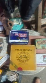 vintage tobacco tins