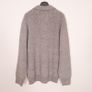 Next Taupe Mushroom Brown Ribbed Button Collar Polo Knit Jumper Mens Size L Image 7