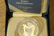 2007 Ireland Central Bank Ivan Mestrovic Uncirculated Euro15 Silver Proof Coin in Original Presentation Box