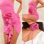Prettylittlething pink dress rose Image 3