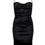 Brand new Satin Black midi dress Image 2