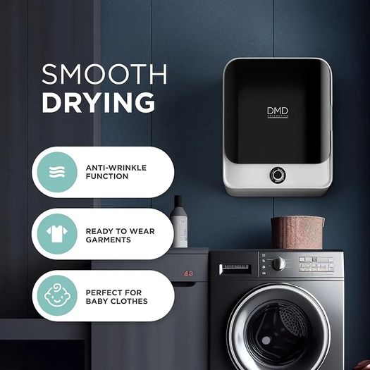 3kg Mini Vented Tumble Dryer, 830W Compact Laundry Dyer with 5 Drying Modes, Stainless Steel Tub & Overheat Protection, 180min Timer Countertop/Wall Mounted