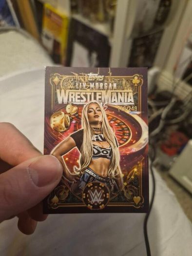 WWE WORLD 2026 Liv Morgan 119 of 249 Topps Wrestlemania 42 Exclusive Card
