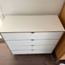 Jysk Mammen white and oak look chest of drawers Image 2