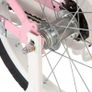 Kids Bike with Front Carrier 12 inch White and Pink Image 10