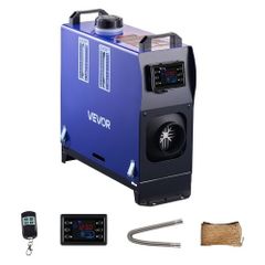 All in One Portable Diesel Air Heater with Remote Control and LCD Screen, Fast Heating Low Noise, 5 L Fuel Tank for Vehicles, Vans, RVs, Campers, and Trucks