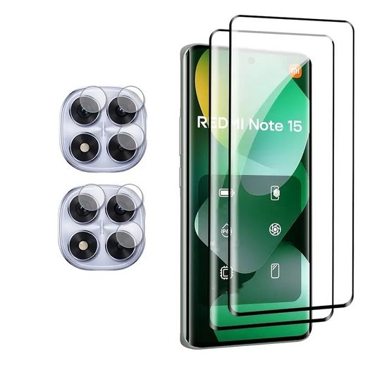 Xiaomi redmi note 15 4g screen protector and lenses protector