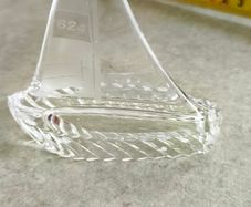 Rare find Galway Irish Crystal Yacht.