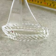 Rare find Galway Irish Crystal Yacht.