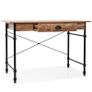 Writing Desk with Drawer 110x55x75 cm Oak Colour Image 4