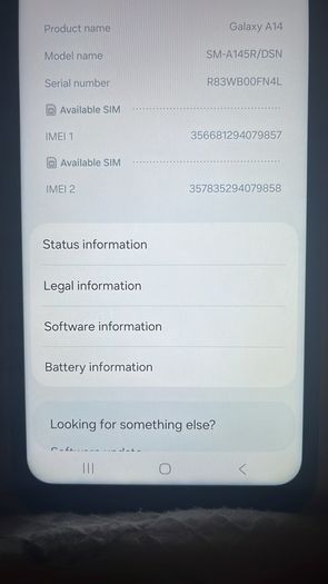 Samsung Galaxy A14 Dual Sim 64GB Black, Unlocked 5g