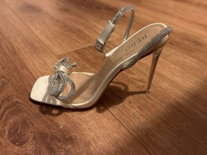 ASOS diamond bow heels size 5