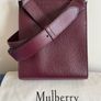 Mulberry Small Antony Bag in Black Cherry - New! Image 3