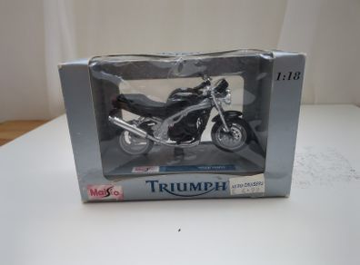 Maisto 1:18 Triumph Speed Triple Diecast Model Motorcycle - New in Box