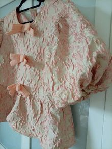 ocassions Peplum Jacquard top