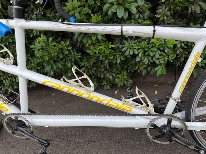 Cannondale USA Aluminium White Tandem Road Bike