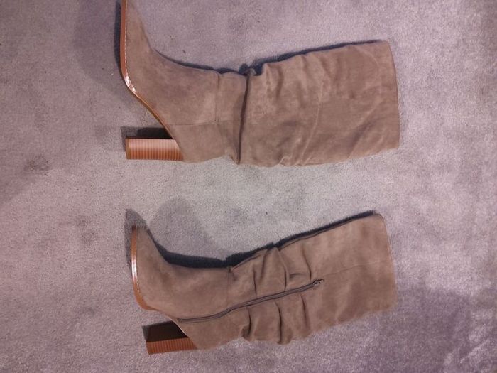 Next Nude tall boots - size 6.5