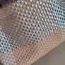 JIGSAW 100% Leather Woven Silver and Blush clutch bag - Rrp 115 Sterling Image 9
