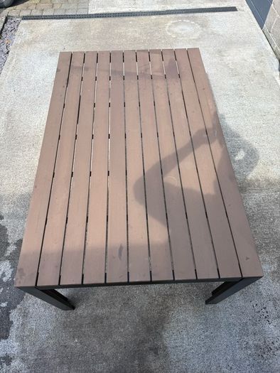Garden Table Aluminium/Composite