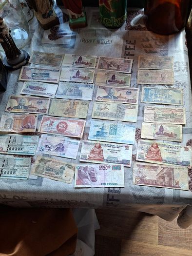 28 Old Notes in this lot, Postage Available or Collection