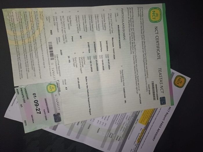 142 Audi A3 1.6 Tdi 2014 New Nct 09/27