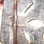 Beautiful Antique Forged Iron and Sliding Brass Trivet Post Available or Collection on all my Ads Image 4