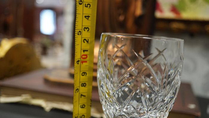 Tyrone Crystal Heavy Wine Glasses - Set of 6