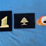 Pair of vintage velvet wall plaques Image 4