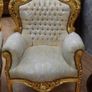 Royal Gold Baroque Armchairs Image 2