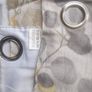 gold, beige and grey curtains fully lined Image 3
