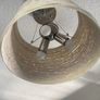 Beautiful Italian rattan ceiling light x2 Image 3