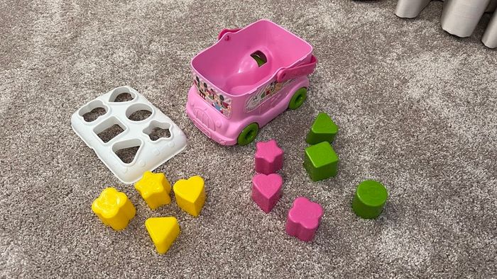 Clementoni Minnie Mouse Shape House Baby's Stacking Blocks