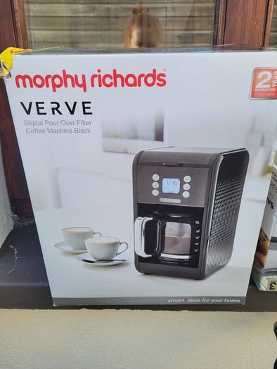 Morphy Richards Black 1.8L Pour Over 12 Cup Coffee Maker