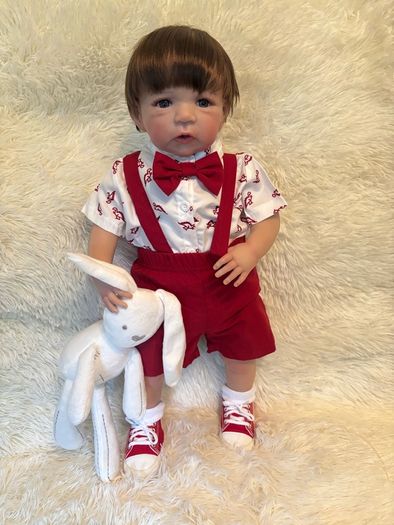 Reborns By Laura.  Cheeky, Chappy Alfie is back! 24inch Heavy, Weighted Reborn Doll