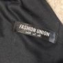 Fashion Union Gold Metallic One Shoulder Dress UK 6 Image 2