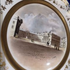 Trinity College plate