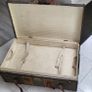 Large antique travel trunk - vintage storage Image 5