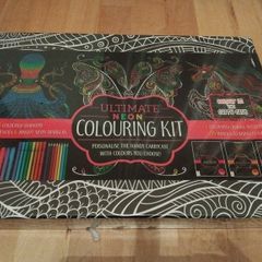 New neon colouring kit