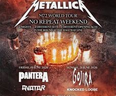 2 Metallica Friday Tickets