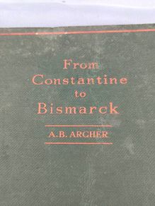 From Constantine to Bismarck First Edition