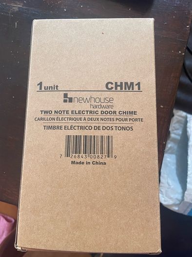 Wired Door Chime - new in box