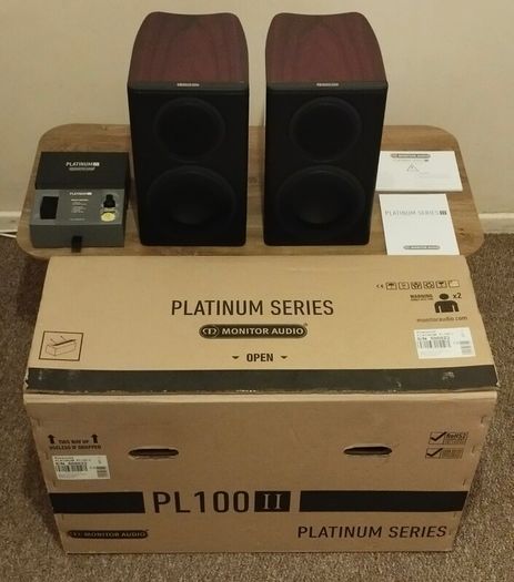 High-End Speakers, Monitor Audio Platinum PL100 II (Including Custom  Stands)