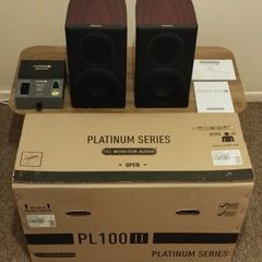 High-End Speakers, Monitor Audio Platinum PL100 II (Including Stands)