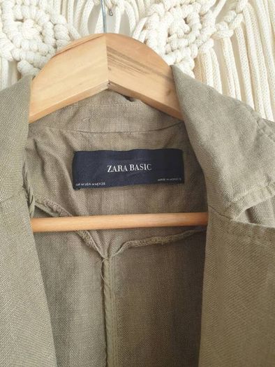 Zara Linen Jacket Size Medium