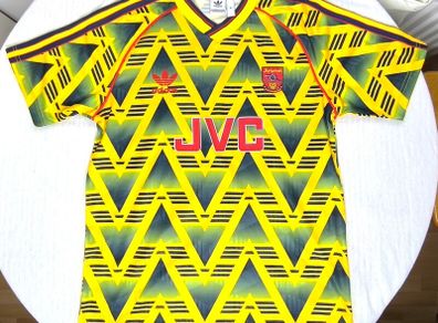 1991/93 Arsenal Away Bruised Banana Official Adidas Replica Jersey(ge4787) Size M Adults