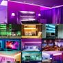 5050RGB LED Strip 24-Key Infrared Remote Control Multi-Color Adjustable Rainbow Changing Flexible LED Strip Image 9