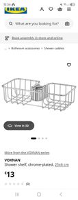 shower shelf