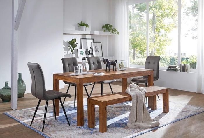 Acacia Wood Dining Room Bench 160 cm Solid Wood Bench