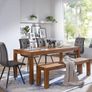 Acacia Wood Dining Room Bench 160 cm Solid Wood Bench Image 7