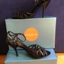 Vintage KAREN MILLEN Black Strappy Sandals 39.5 Image 6